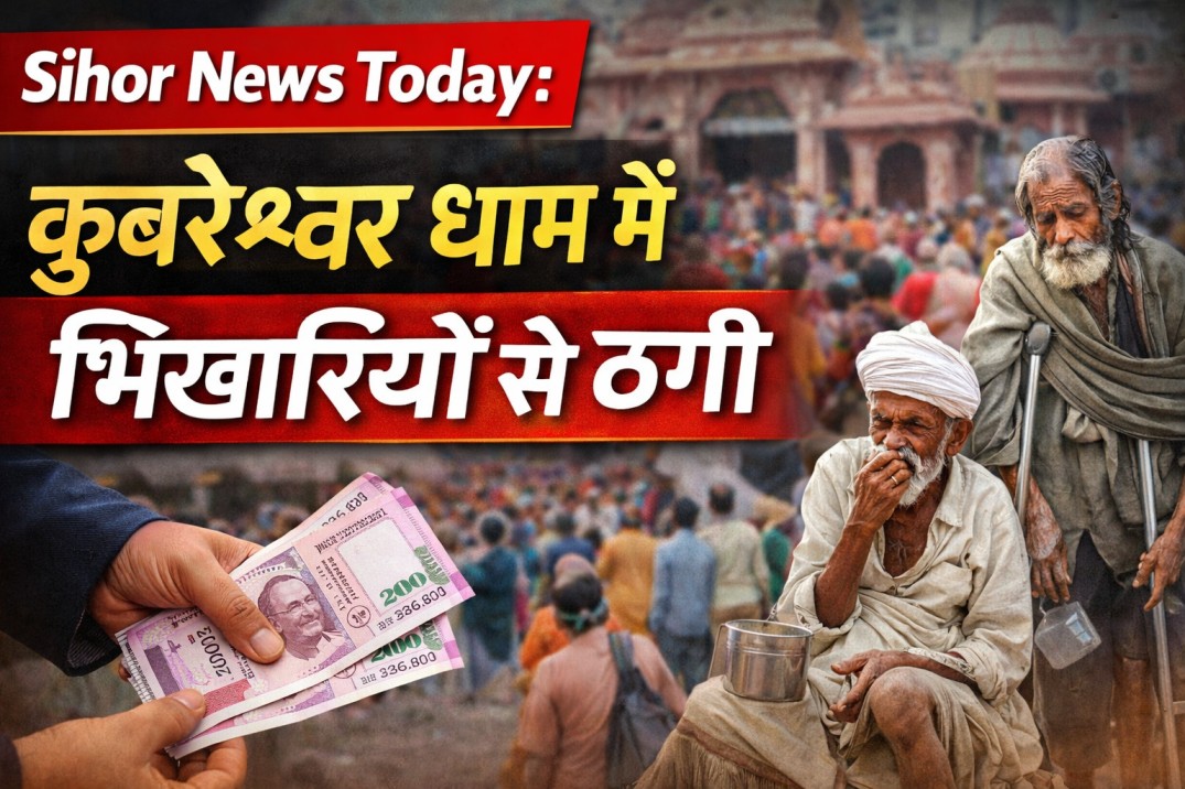 Sihor News Today: कुबरेश्वर धाम में भिखारियों से ठगी, नकली नोट देकर हजारों की चिल्लर ले उड़ा ठग मंदिर परिसर में आस्था की भीड़, ठग ने उठाया फायदा