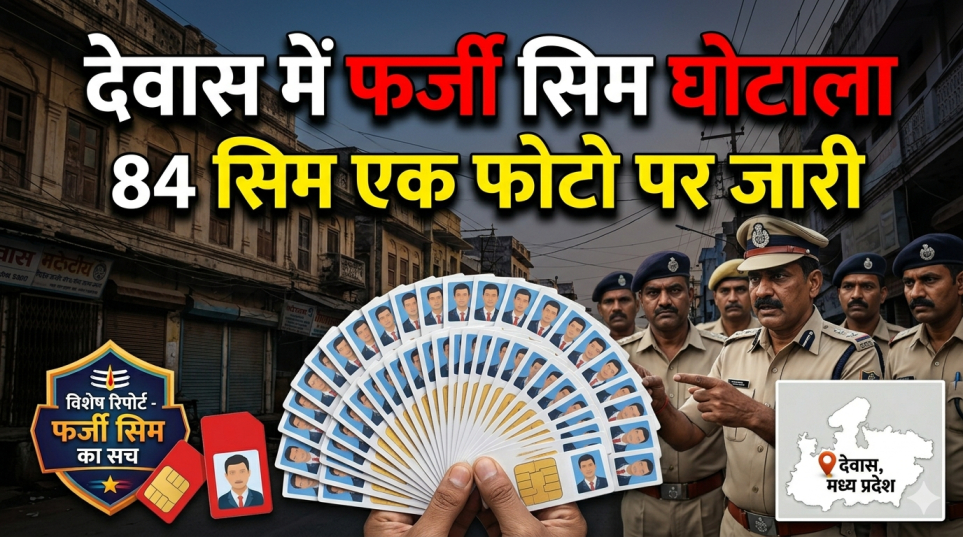 देवास में फर्जी सिम घोटाला, 84 सिम एक फोटो पर जारी