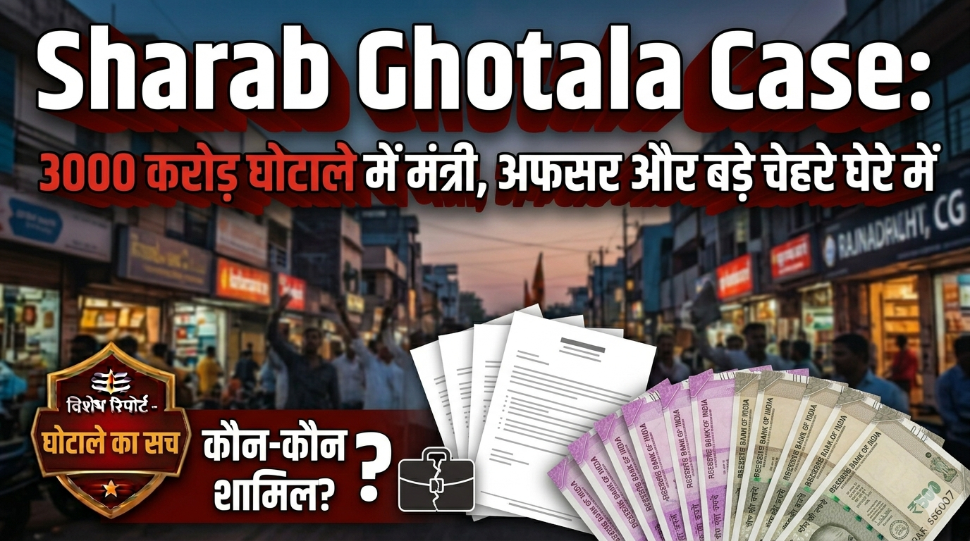 Sharab Ghotala Case :3000 करोड़ घोटाले में मंत्री, अफसर और बड़े चेहरे घेरे में