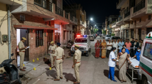 ग्वालियर में फायरिंग के बाद पुलिस जांच